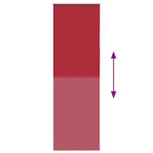Roleta zatemňovací červená šířka látky 70,7 cm polyester - obrázek 9