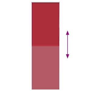 Roleta zatemňovací červená šířka látky 80,7 cm polyester - obrázek 9