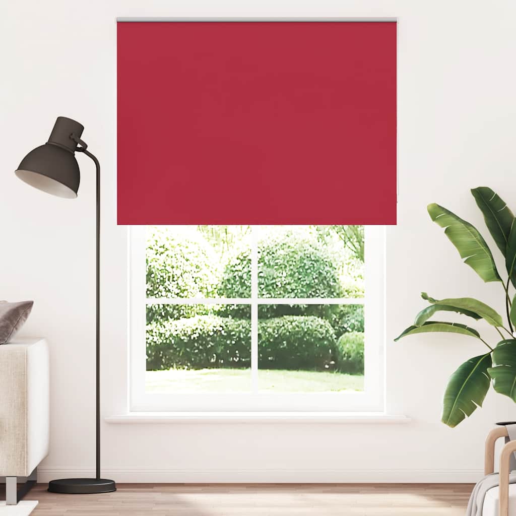 Thumbnail - vidaXL Verdunkelungsrollo Rot 155x210cm Stoffbreite 151,6cm Polyester