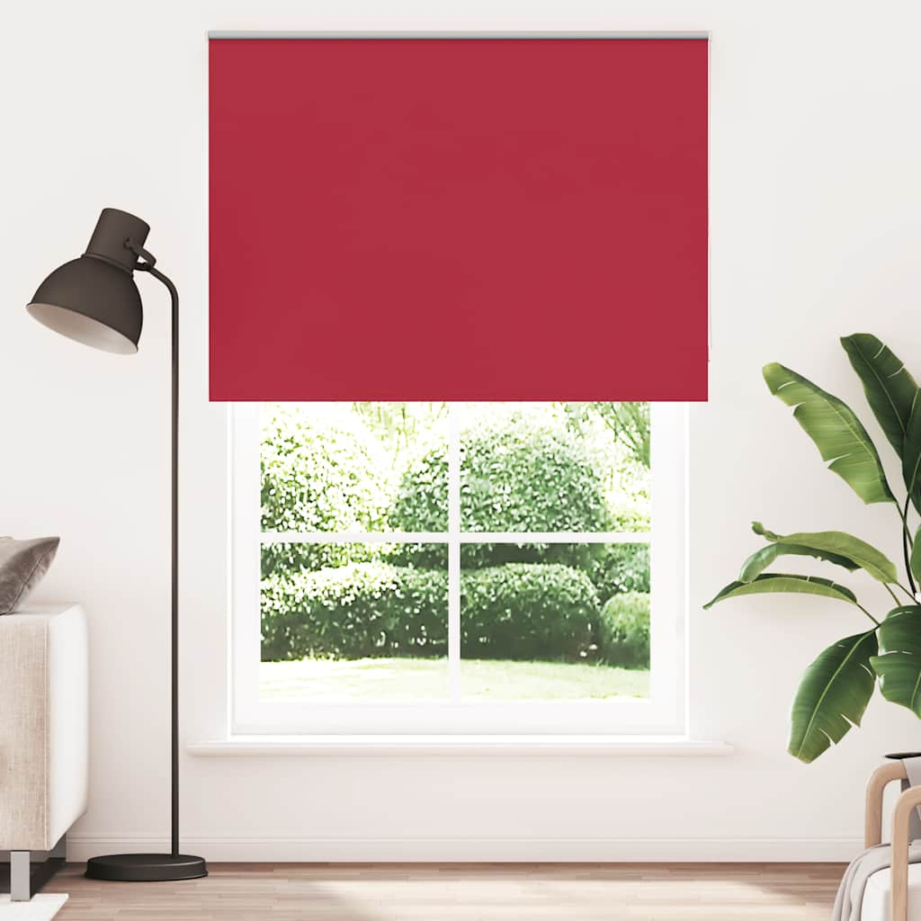 vidaXL Verdunkelungsrollo Rot 160x210cm Stoffbreite 156,6cm Polyester