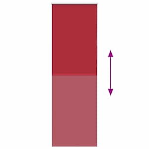 Roleta zatemňovací červená šířka látky 70,7 cm polyester - obrázek 5