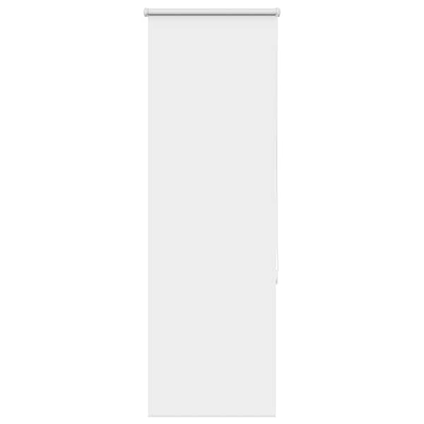 vidaXL pimendav ruloo valge 50x130 cm kanga laius 45,7 cm pol&uuml;ester