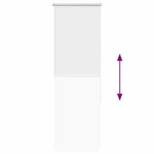 Roleta zatemňovací bílá 60x130 cm šířka látky 55,7 cm polyester - obrázek 9