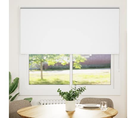 vidaXL roletas baltos spalvos 165x130 cm audinio plotis 161,6 cm