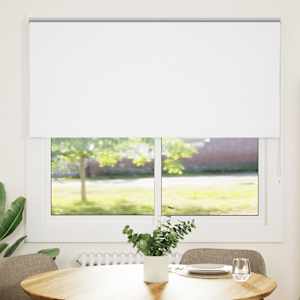 vidaXL roletas baltos spalvos 165x130 cm audinio plotis 161,6 cm