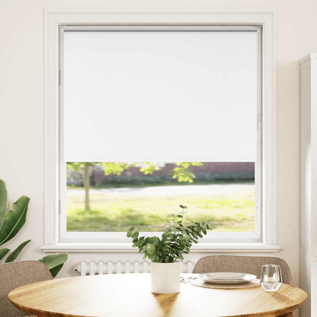 vidaXL Jaluză cu role opace alb 100x175 cm lățime țesătură 95,7 cm