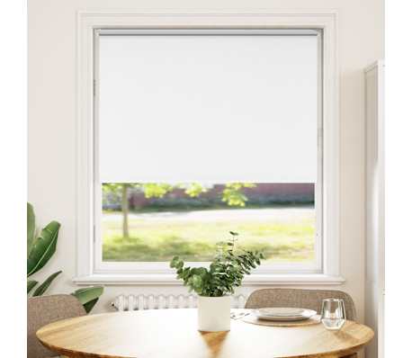 vidaXL Verdunkelungsrollo Wei&szlig; 110x175 cm Stoffbreite 105,7 cm
