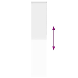 Roleta zatemňovací bílá 55x210 cm šířka látky 50,7 cm polyester - obrázek 9