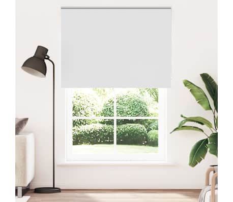 vidaXL Rolgordijn verduisterend 160x210 cm stofbreedte 156,6 cm wit