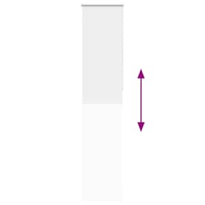 Roleta zatemňovací bílá 55x230 cm šířka látky 50,7 cm polyester - obrázek 9