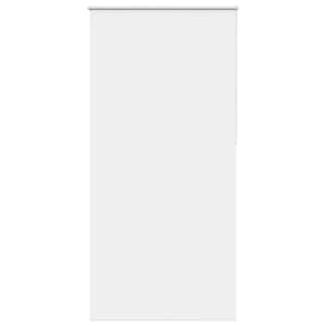 vidaXL Ruloo pimendav valge 110x230 cm Kanga laius 105,7 cm pol&uuml;ester