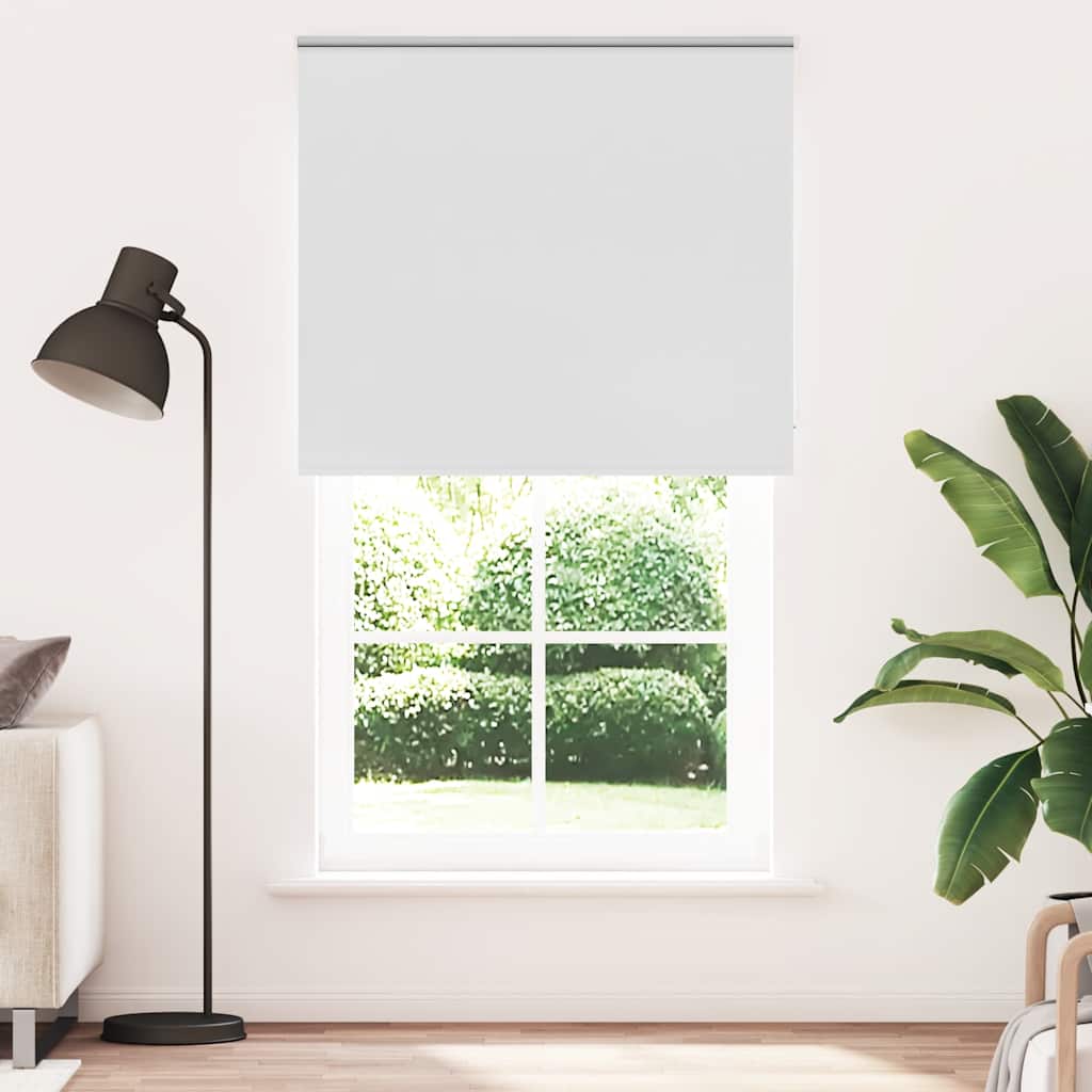 vidaXL Roleta Zatemnenie biela 120x230cm Šírka látky 116,6cm Polyester