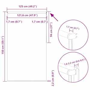 Roleta zatemňovací žlutá šířka látky 121,6 cm polyester - obrázek 18