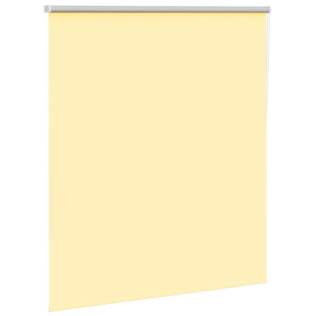 Thumbnail - vidaXL Verdunkelungsrollo Gelb 135x150cm Stoffbreite 131,6cm Polyester