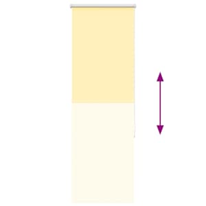 Roleta zatemňovací žlutá šířka látky 55,7 cm polyester - obrázek 9