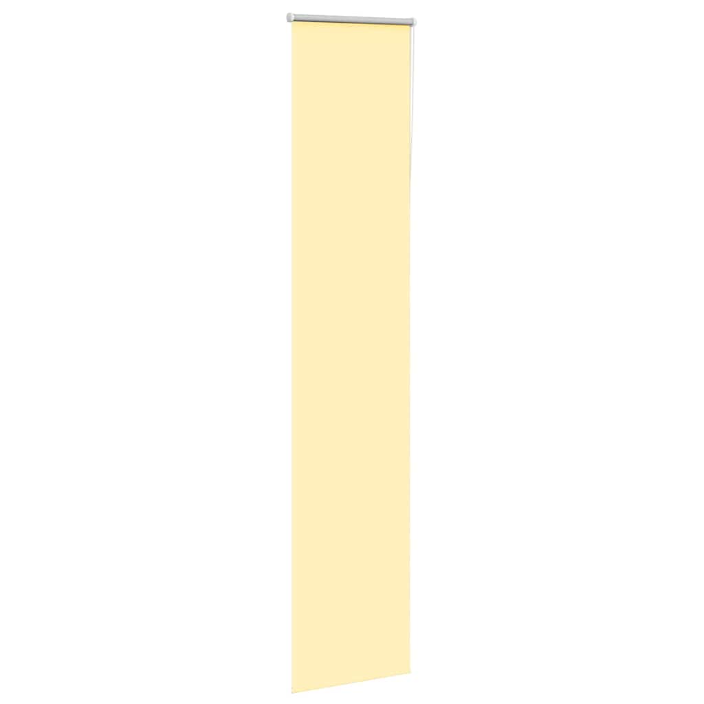 Thumbnail - vidaXL Verdunkelungsrollo Gelb 40x210 cm Stoffbreite 35,7 cm Polyester