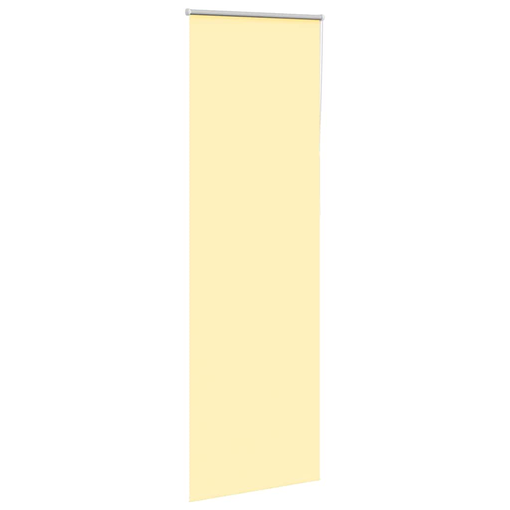 Thumbnail - vidaXL Verdunkelungsrollo Gelb 75x210 cm Stoffbreite 70,7 cm Polyester