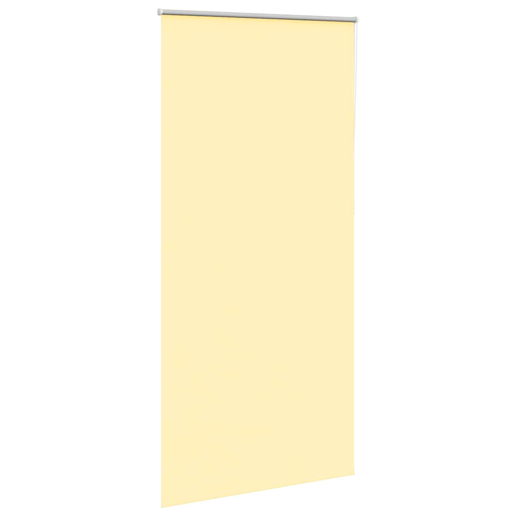 Thumbnail - vidaXL Verdunkelungsrollo Gelb 100x210cm Stoffbreite 95,7 cm Polyester