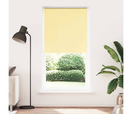 vidaXL Verdunkelungsrollo Gelb 110x210cm Stoffbreite 105,7cm Polyester