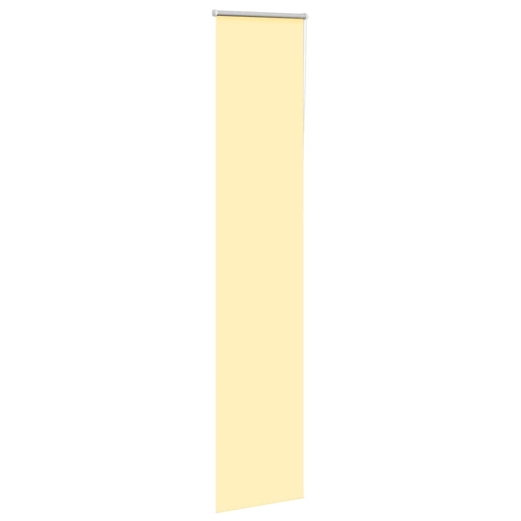 Thumbnail - vidaXL Verdunkelungsrollo Gelb 40x230 cm Stoffbreite 35,7 cm Polyester