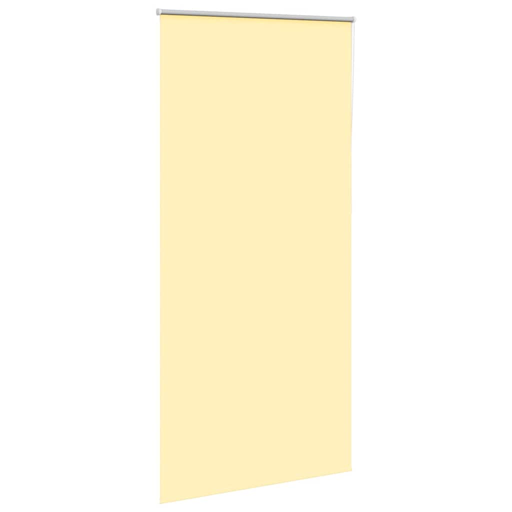 Thumbnail - vidaXL Verdunkelungsrollo Gelb 90x230 cm Stoffbreite 85,7 cm Polyester