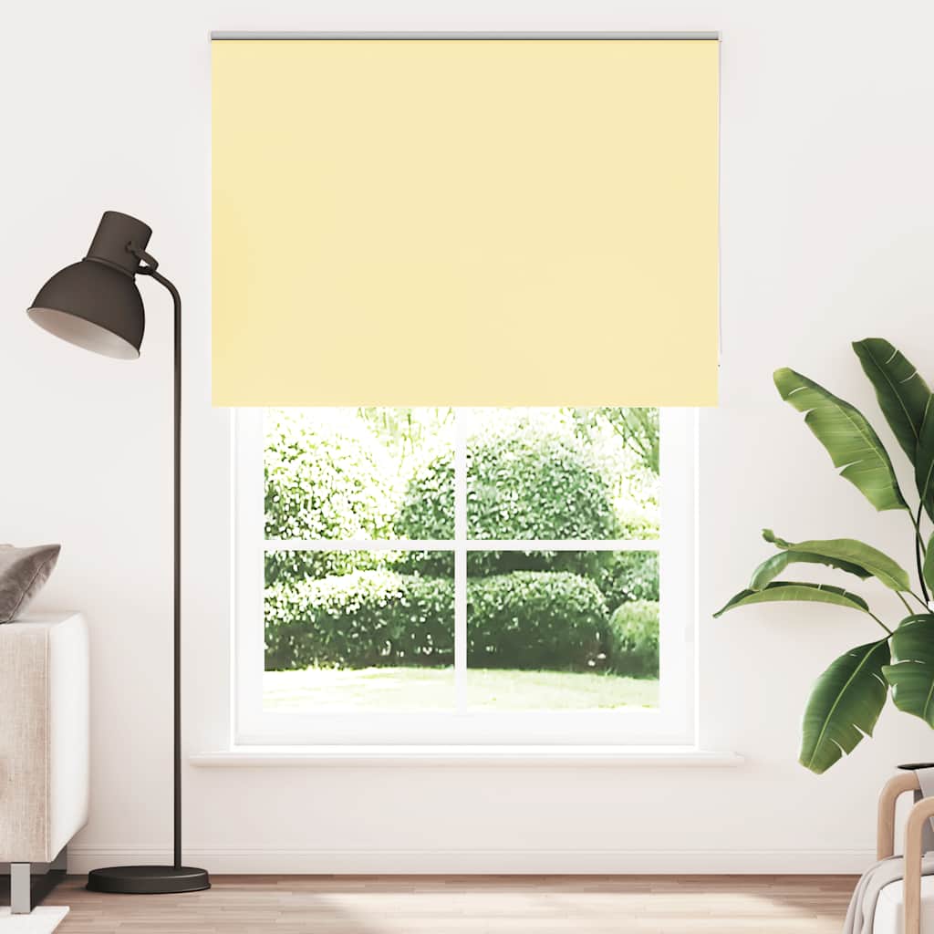 vidaXL Rullaverho Blackout keltainen 155x230 cm Kankaan leveys 151,6cm