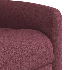 Polohovací křeslo vínové textil - obrázek 8