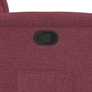 Polohovací křeslo vínové textil - obrázek 9