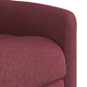 Polohovací křeslo vínové textil - obrázek 8