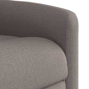 Polohovací křeslo taupe textil - obrázek 8