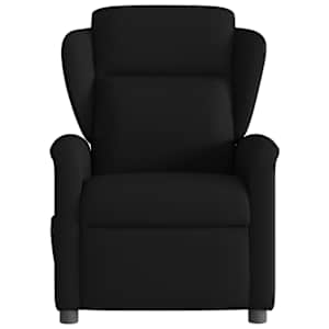 Masážní polohovací křeslo černé textil - obrázek 3
