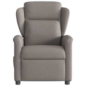 Masážní polohovací křeslo taupe textil - obrázek 3