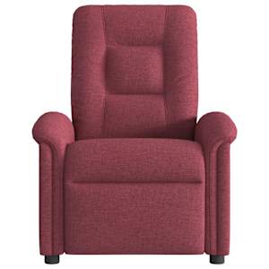 Polohovací křeslo vínové textil - obrázek 3
