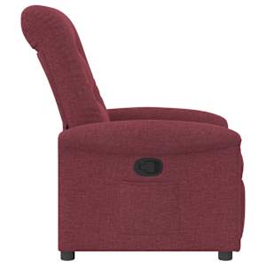 Polohovací křeslo vínové textil - obrázek 4