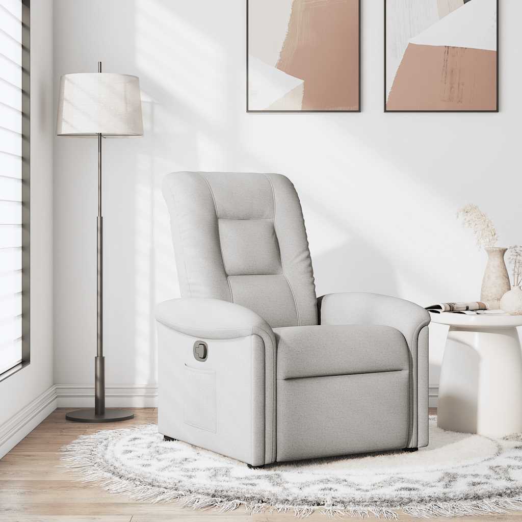 vidaXL Relaxsessel Wolkengrau Stoff