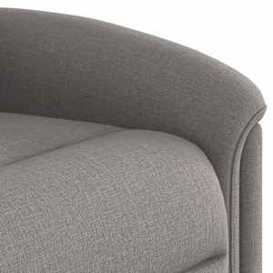 Masážní polohovací křeslo taupe textil - obrázek 9