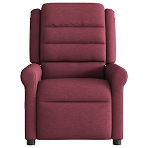 Polohovací křeslo vínové textil - obrázek 3