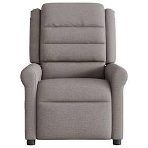 Masážní polohovací křeslo taupe textil - obrázek 3
