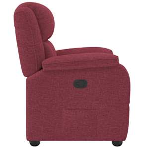Polohovací křeslo vínové textil - obrázek 4