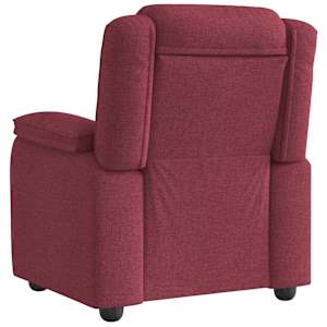 Polohovací křeslo vínové textil - obrázek 5
