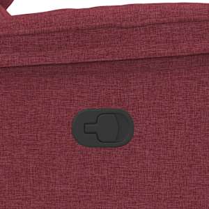 Polohovací křeslo vínové textil - obrázek 9