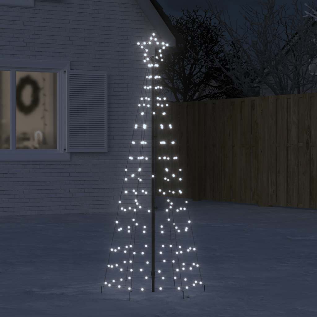 LED Christmas Tree Cool White Copper, Iron 70.9 in heig...