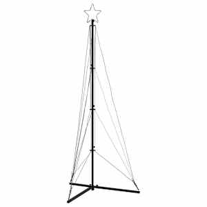LED vánoční stromek 363 teple bílých LED diod 182 cm - obrázek 4