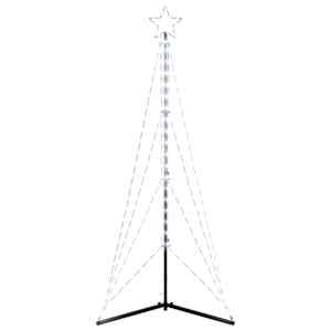 LED vánoční stromek 363 studených bílých LED diod 182 cm - obrázek 6