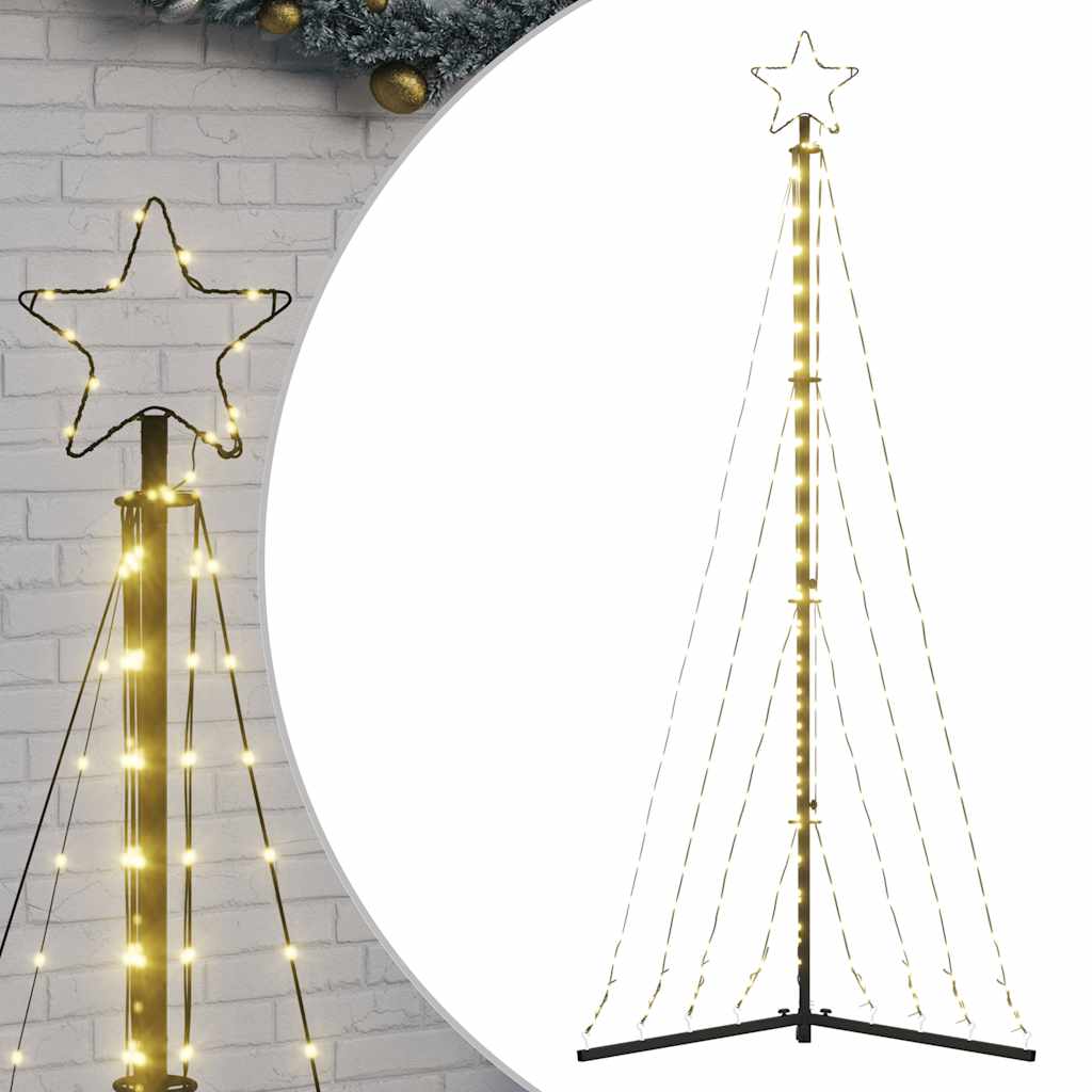 vidaXL LED vánoční stromek 339 teple bílých LED 182 cm