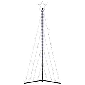 LED vánoční stromek 339 studených bílých LED 182 cm - obrázek 6