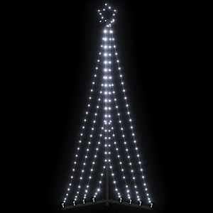 LED vánoční stromek 339 studených bílých LED 182 cm - obrázek 1