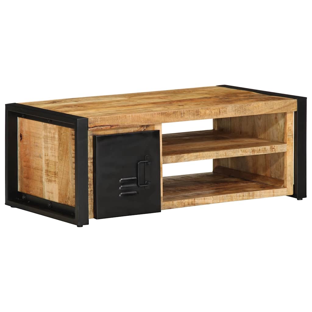 Thumbnail - vidaXL Couchtisch 90x50x36 cm Raues Massivholz Mango