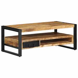 Konferenční stolek 90x50x36 cm hrubý mangovník