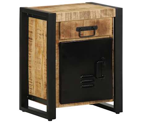 vidaXL Nočn&eacute; skrinky 2 ks Mas&iacute;vne hrub&eacute; drevo Mango